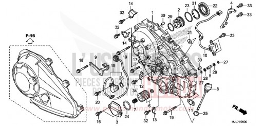 PANNEAU CARTER-MOTEUR D. NC750DE de 2014